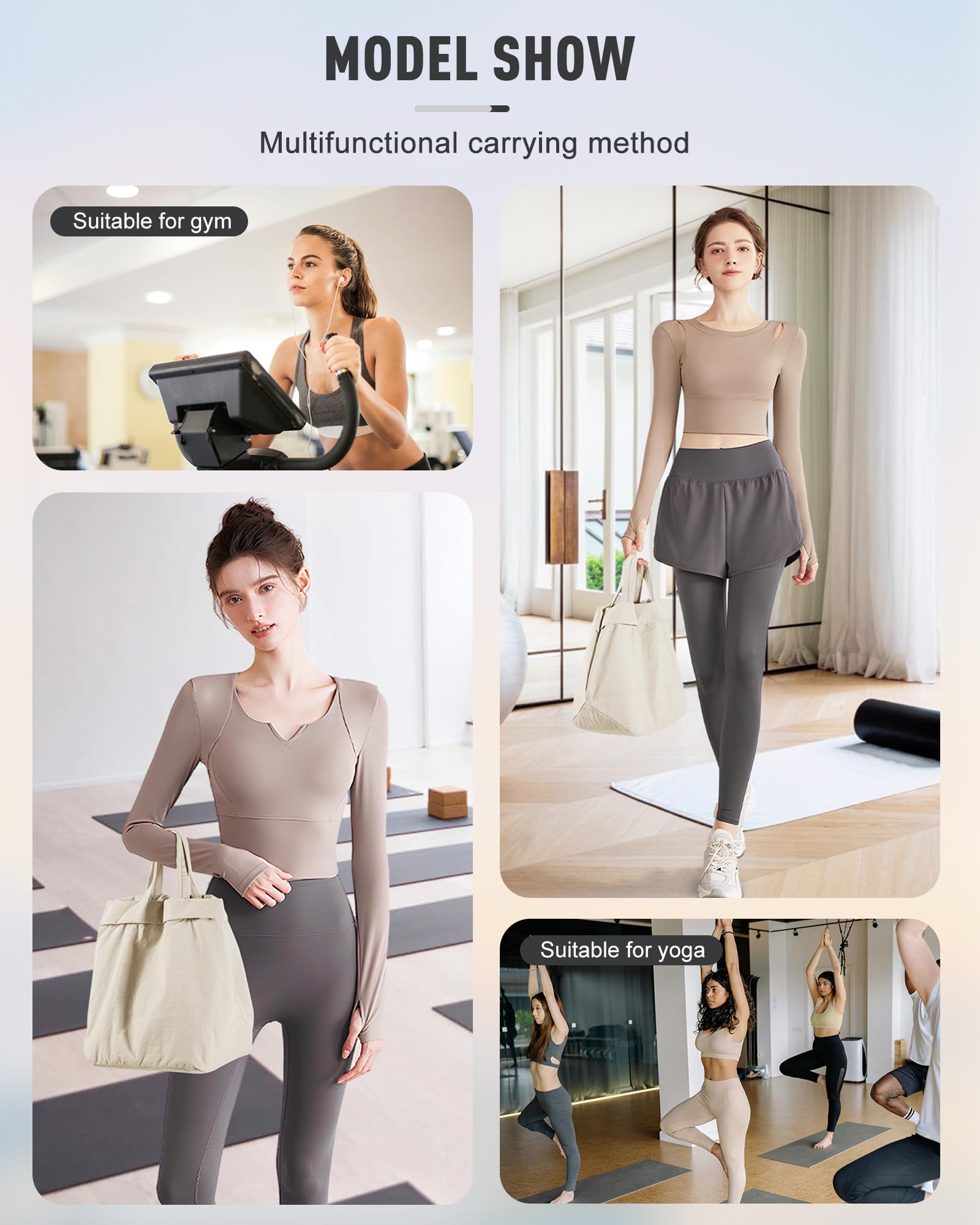 coofay Bolsa Deporte Mujer Bolso Mujer Bandolera Bolsos De Mujer Tote Bag Bolsa Gimnasio Bolso Shopper Mujer