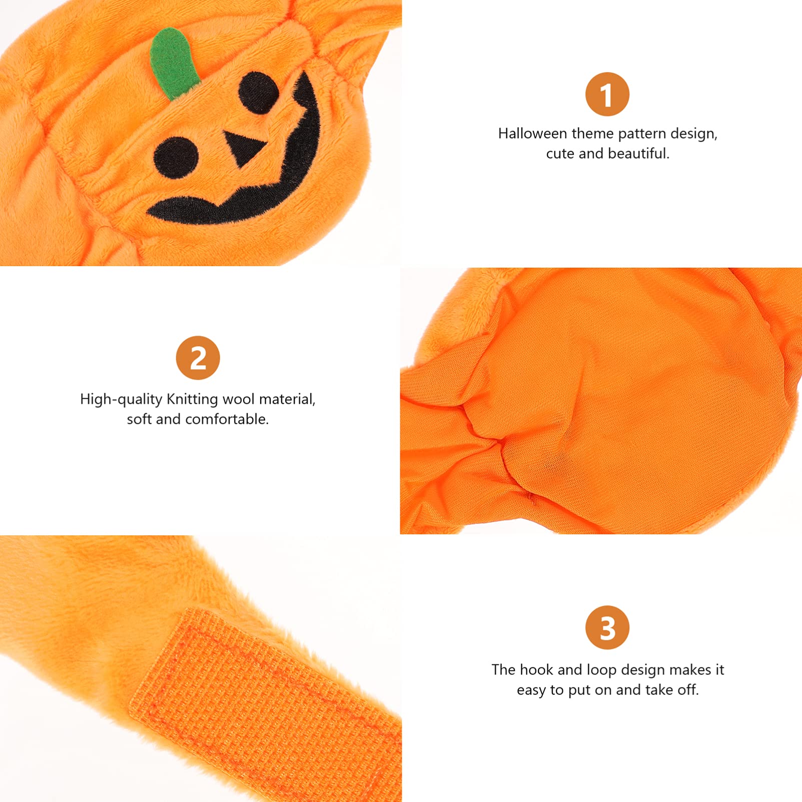 AOVNA Halloween Pompoenhoed Voor Katten En Honden – Verstelbaar (29-33 Cm), Lichtgewicht, Ademend, Feestelijk Oranje