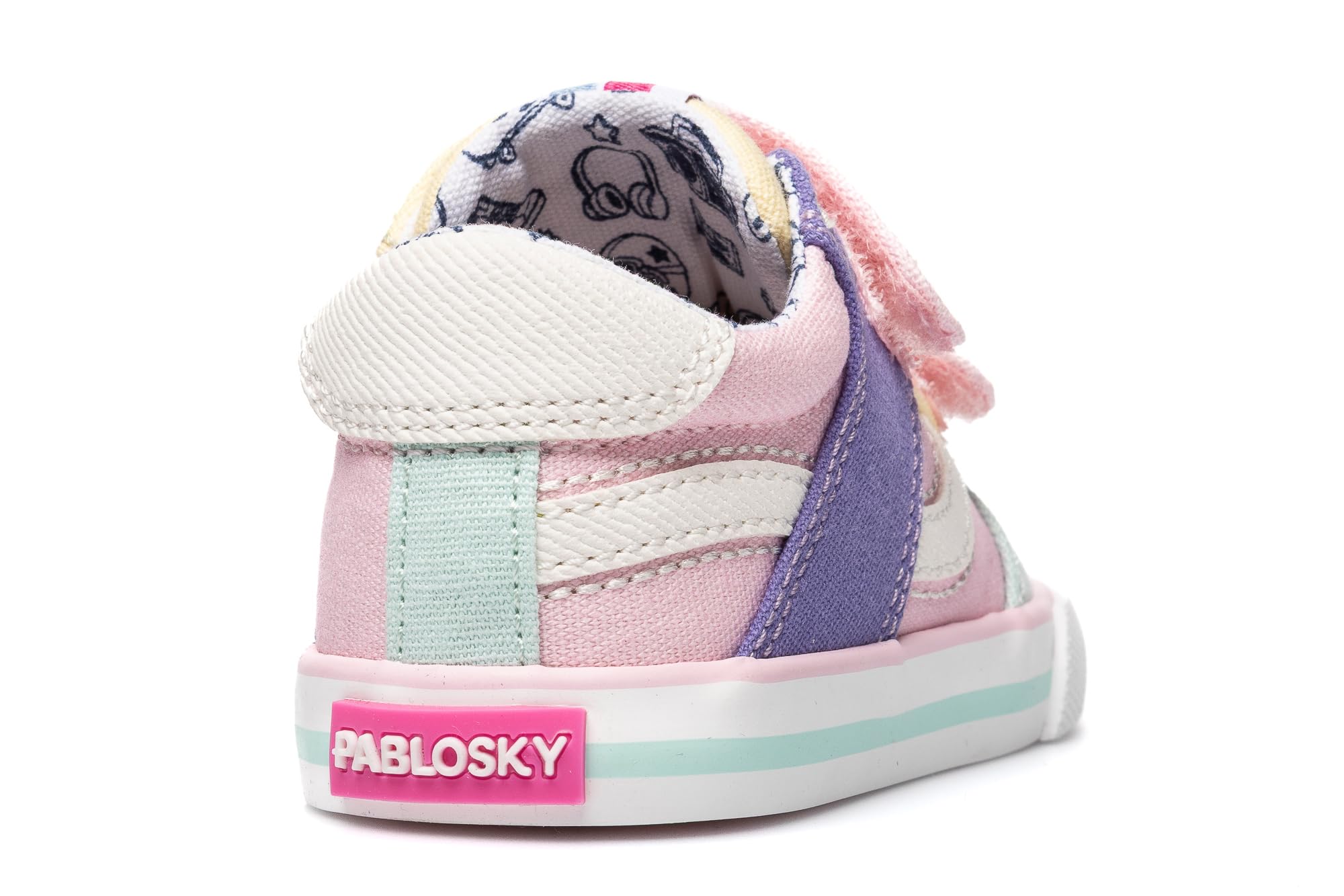 Zapatillas de Lona Barefoot para Bebé Niña Pablosky Goma 984670