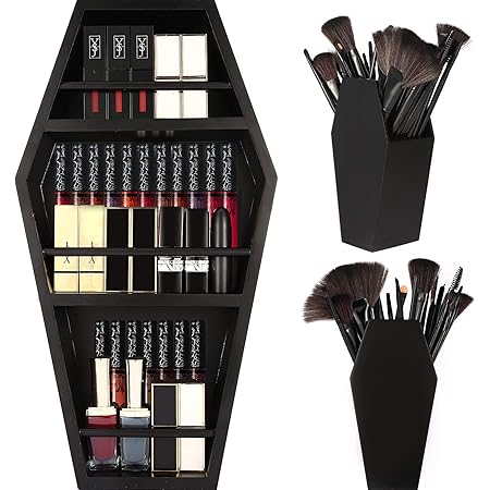 hanging makeup shelf