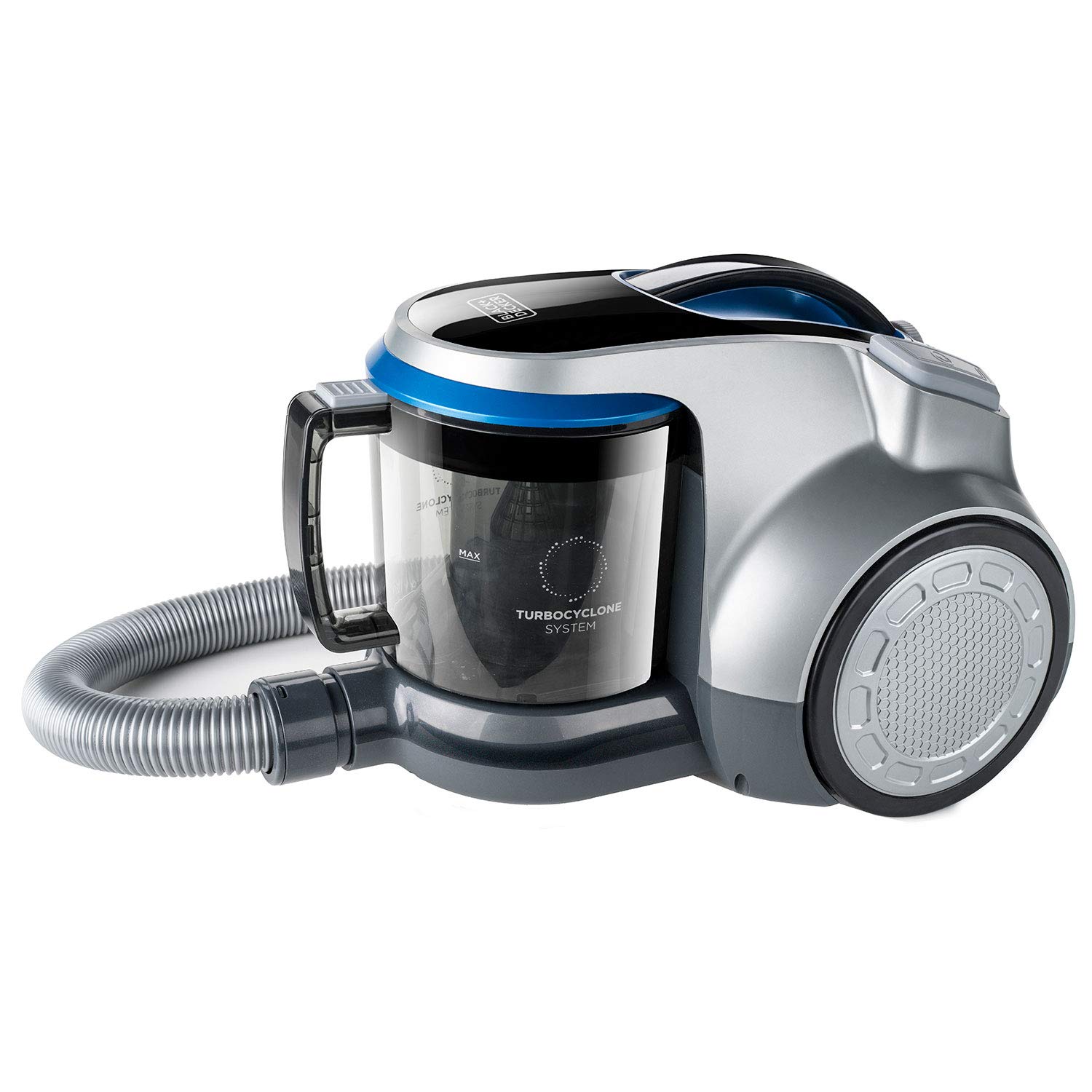 Black+Decker BXVML700E Aspirador sin Bolsa, 700 W, Gris