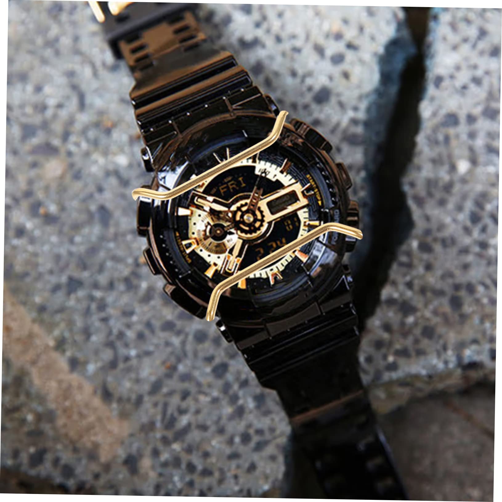 Artibetter 5pièces Bumper De Inoxydable pour Montre Coque Robuste Et Légère pour Écran De Montre Accessoire Pratique pour Les Modèles