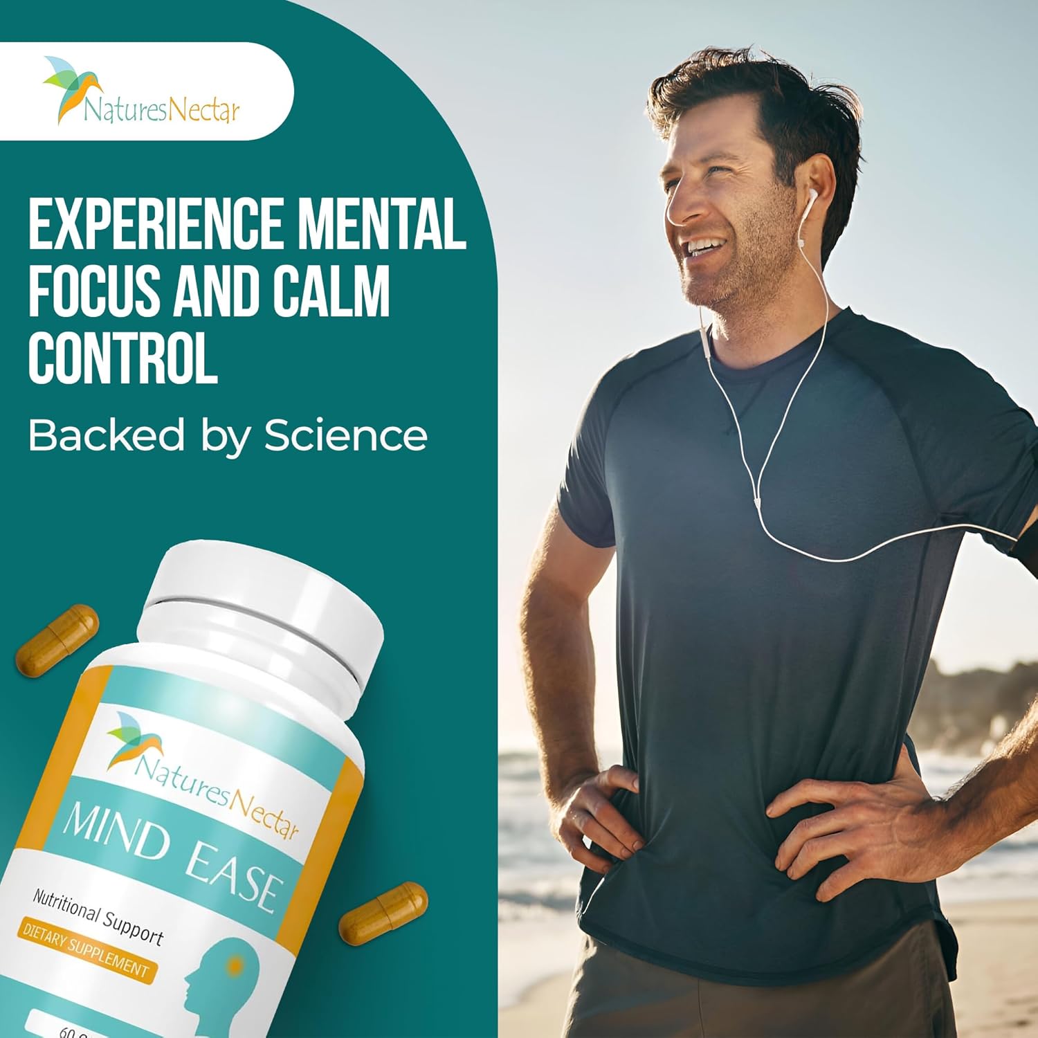 Nature's Nectar Migraine Prevention Feverfew Capsules – PA Free Butterbur Root, Riboflavin 400 mg, Magnesium & Feverfew – Natural Migraine Supplement – 60 Capsules - Image 6