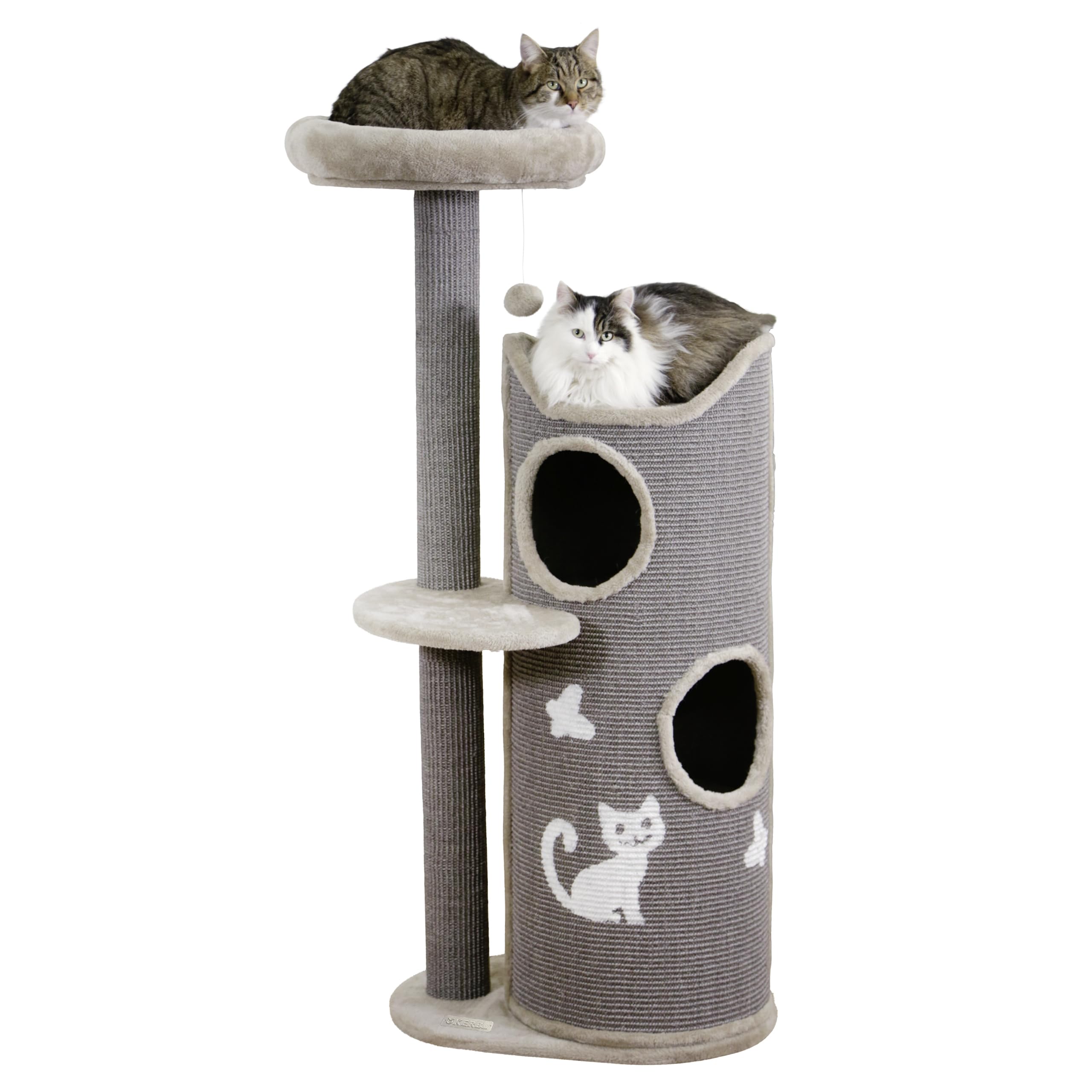 Kerbl Maxi-Pet Tiana Grey Cat Scratching Post