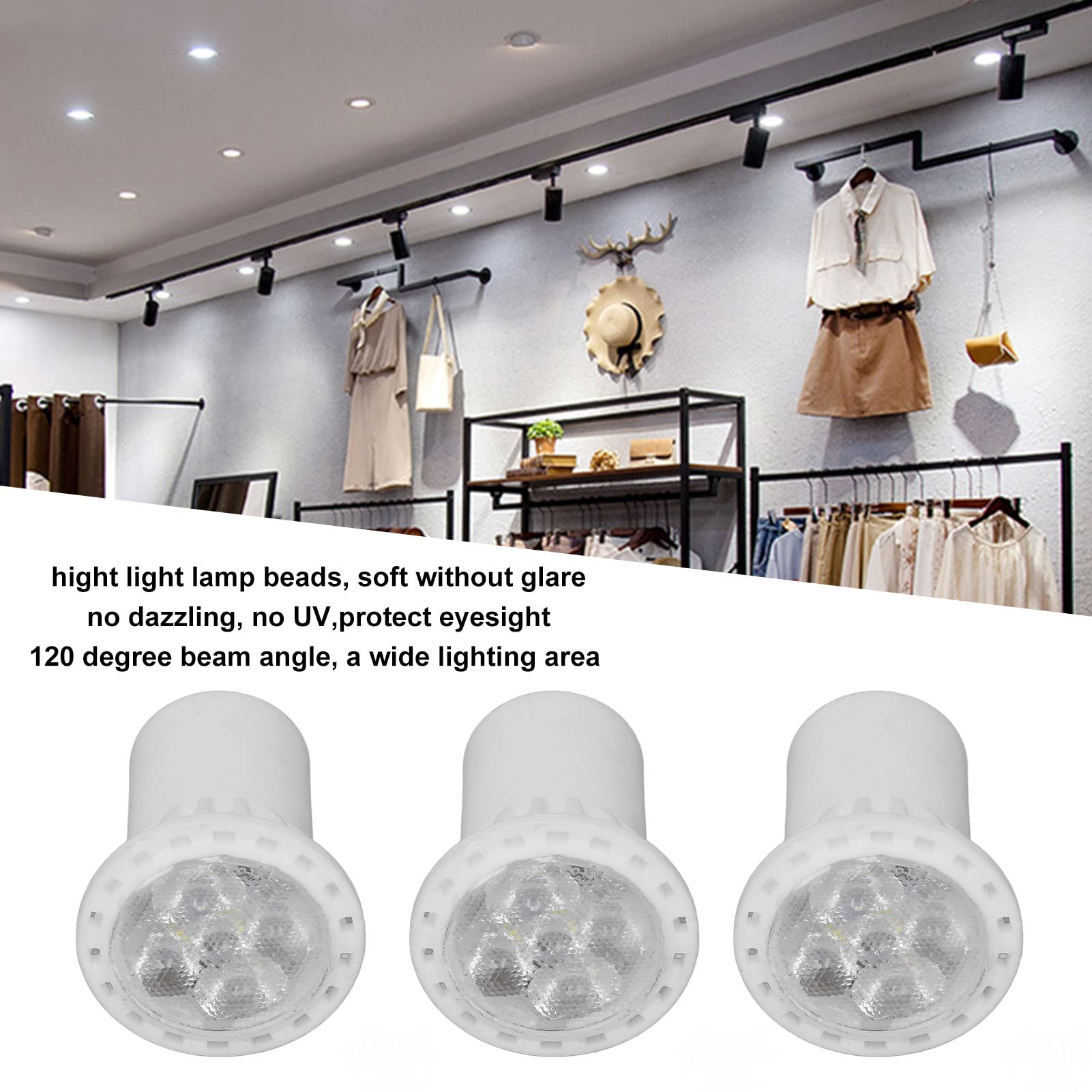 Garosa Lampadine LED GU10 Dimmerabile 6 PCS 4W 360LM 120 Gradi Ceramica Risparmio Energetico Supporto Strumento Illuminazione Domestica AC 220V