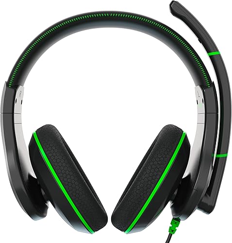 ThinkWrite Technologies Victory 250XG auriculares de PC de primera calidad auriculares con cable para juegos con conector de 0138in verde