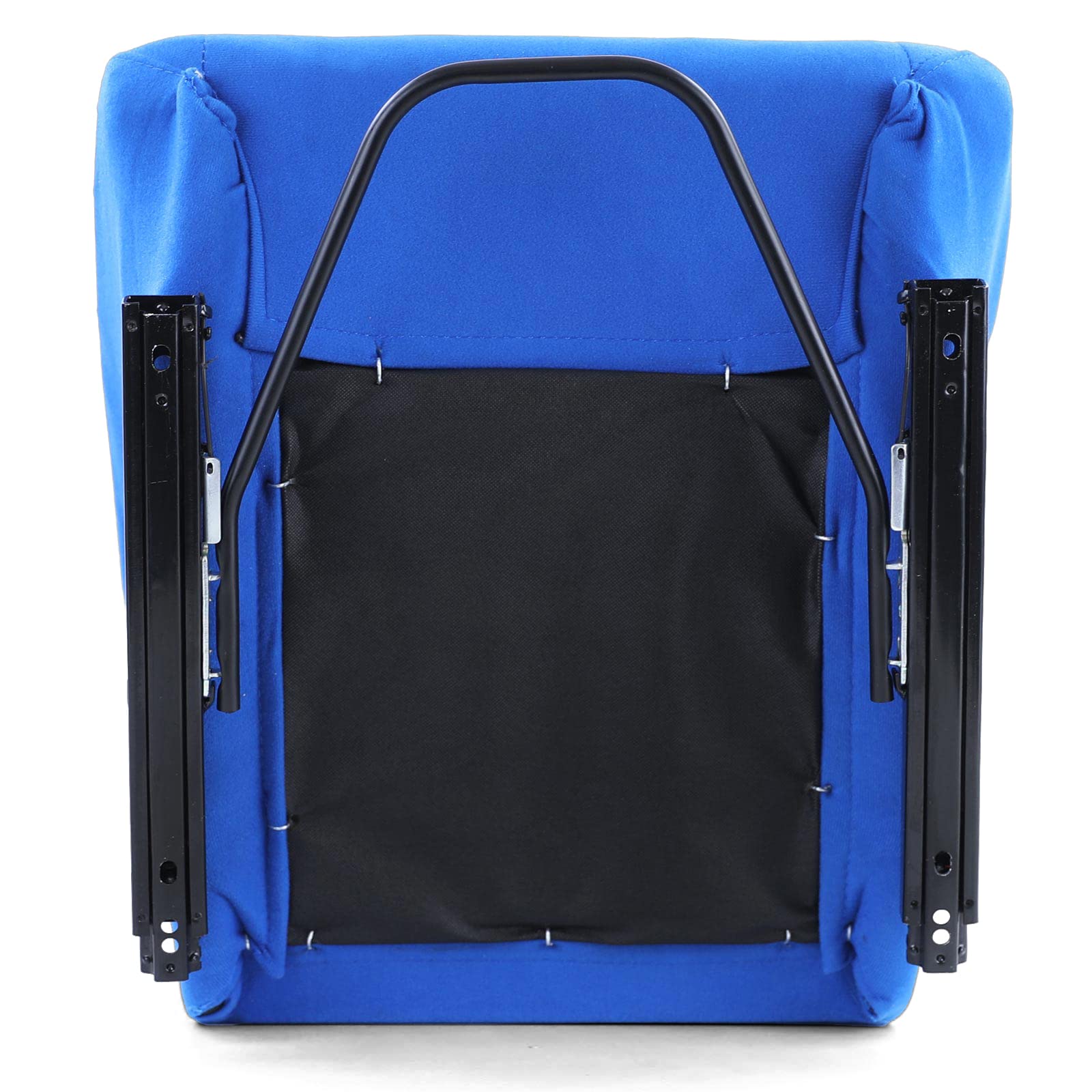 Sportsitz Schalensitz Race1 mit Laufschienen Stoff Blau