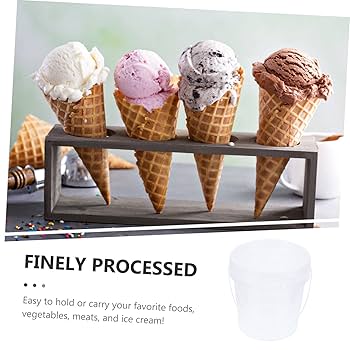 Amazon｜CIYODO 5個食品グレードのアイスクリーム保存バケツ