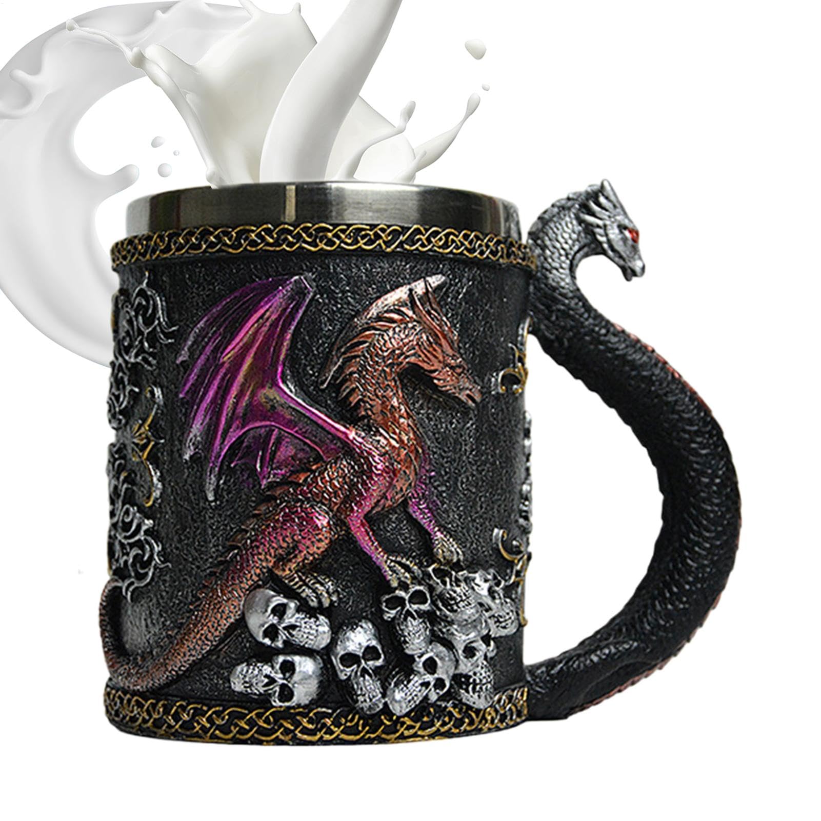 Taza de dragón para té el regalo medieval ideal para cumpleaños