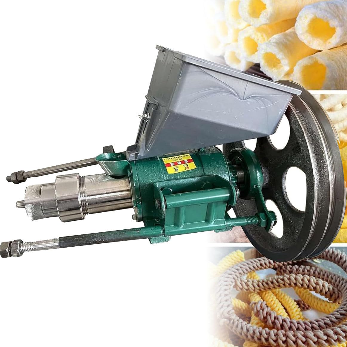 Máquina multifunción de inflado de maíz y arroz Extrusora de alimentos inflados Máquina de extrusión de inflado de maíz y arroz Máquina comercial de bocadillos de maíz en hojaldre