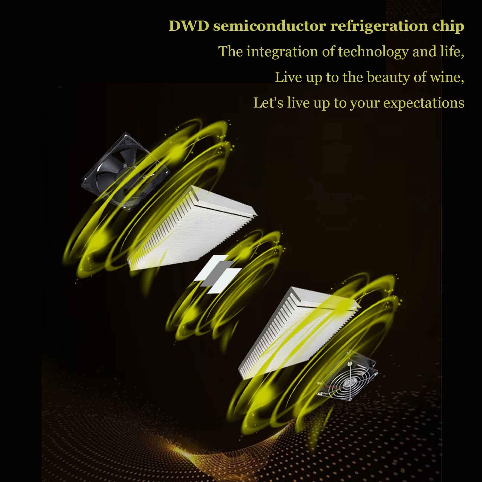 Dingyxin Beverage Refrigerator,Wine And Beverage Wine Cooler Mini Fridge Glass Can Cooler Counter Top Bar Fridge Quiet Operation Compressor For Office Or Bar 28 Bottles on Fridge.com - View 3