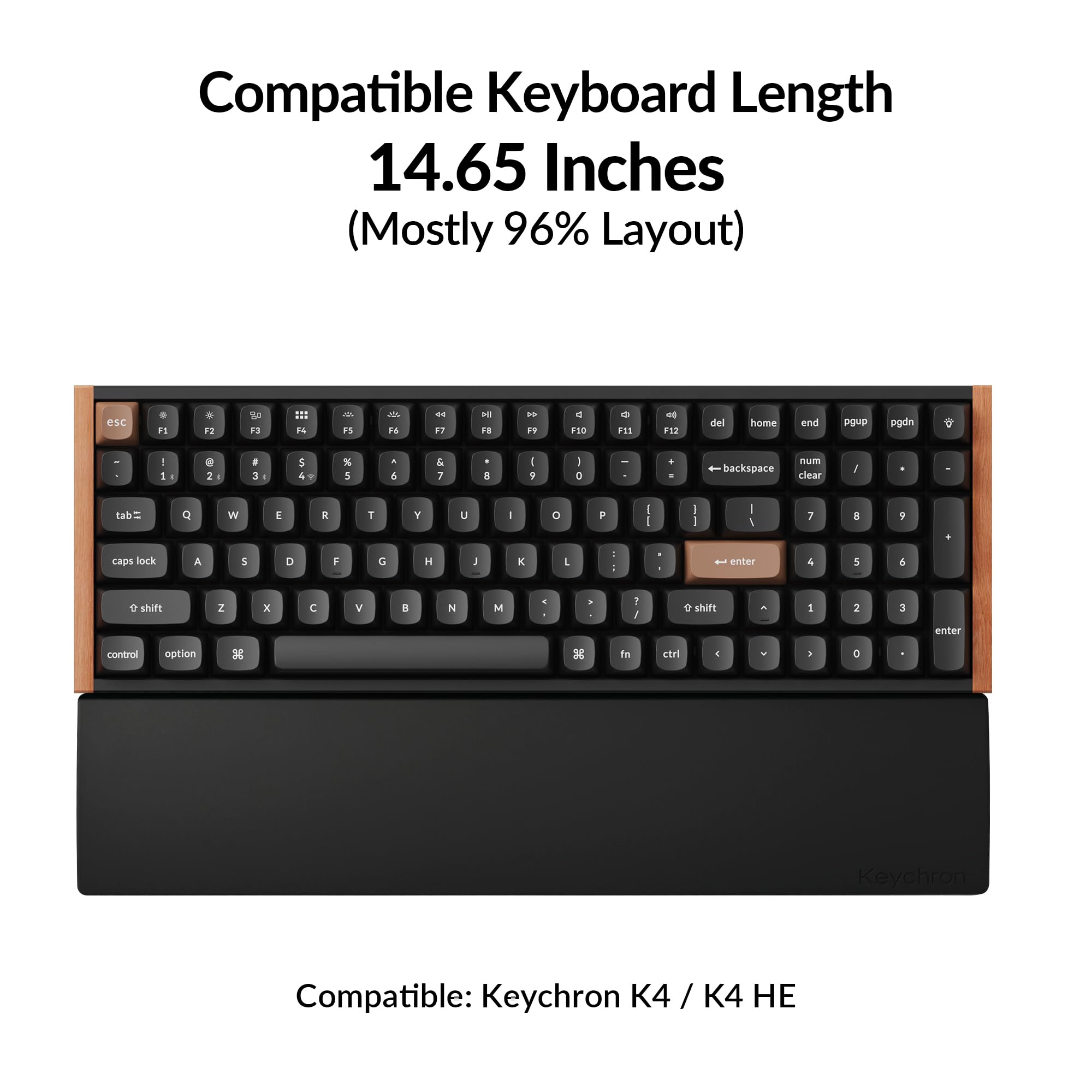 Amazon.co.jp：Keychron シリコンパームレスト K4 / K4 HE用 – 14.75