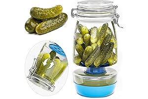 Revolutionary Olive and Pickle Strainer Jar