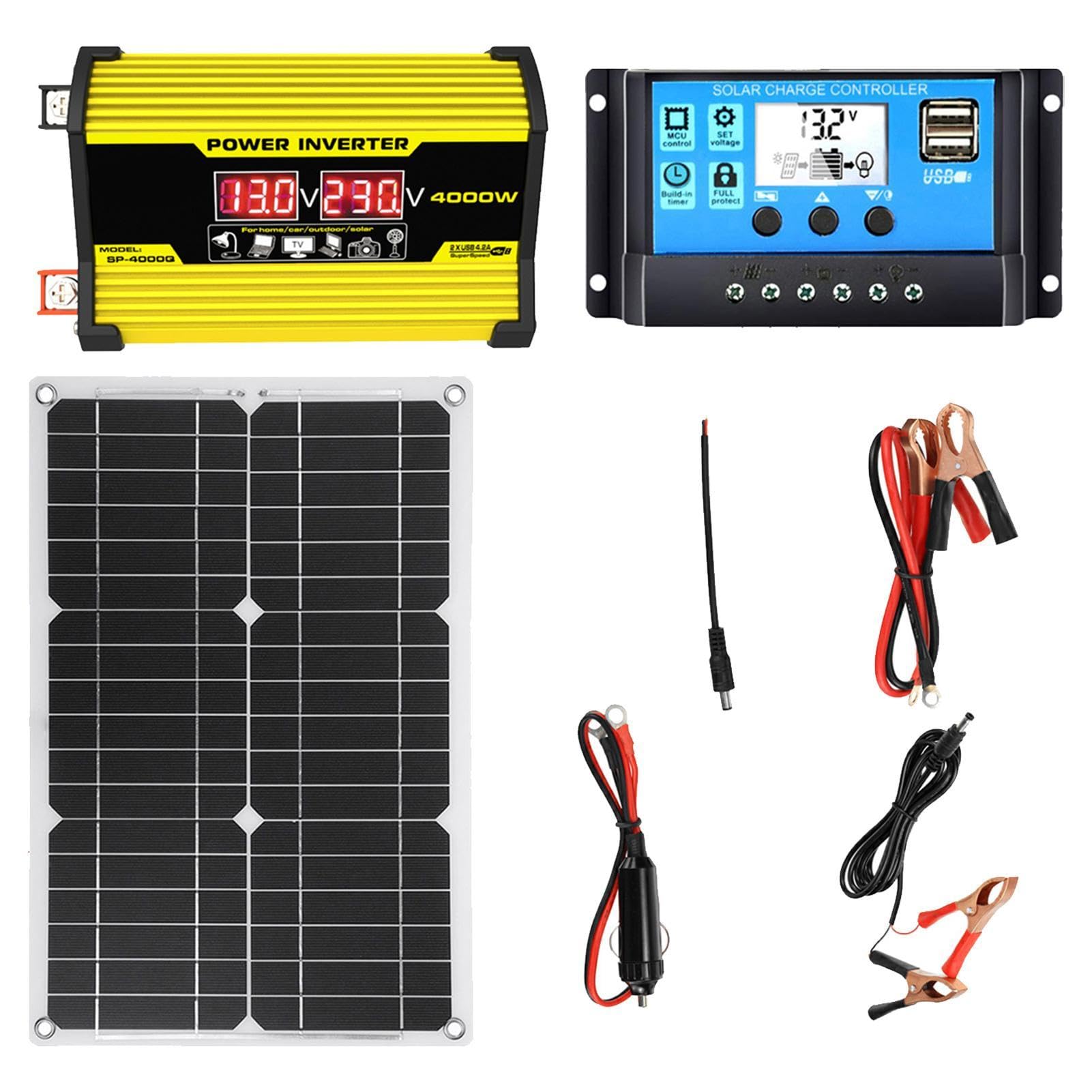 Kit Pannello Solare: Convertitore Di Energia Solare DC 12 V A AC 110 V/220