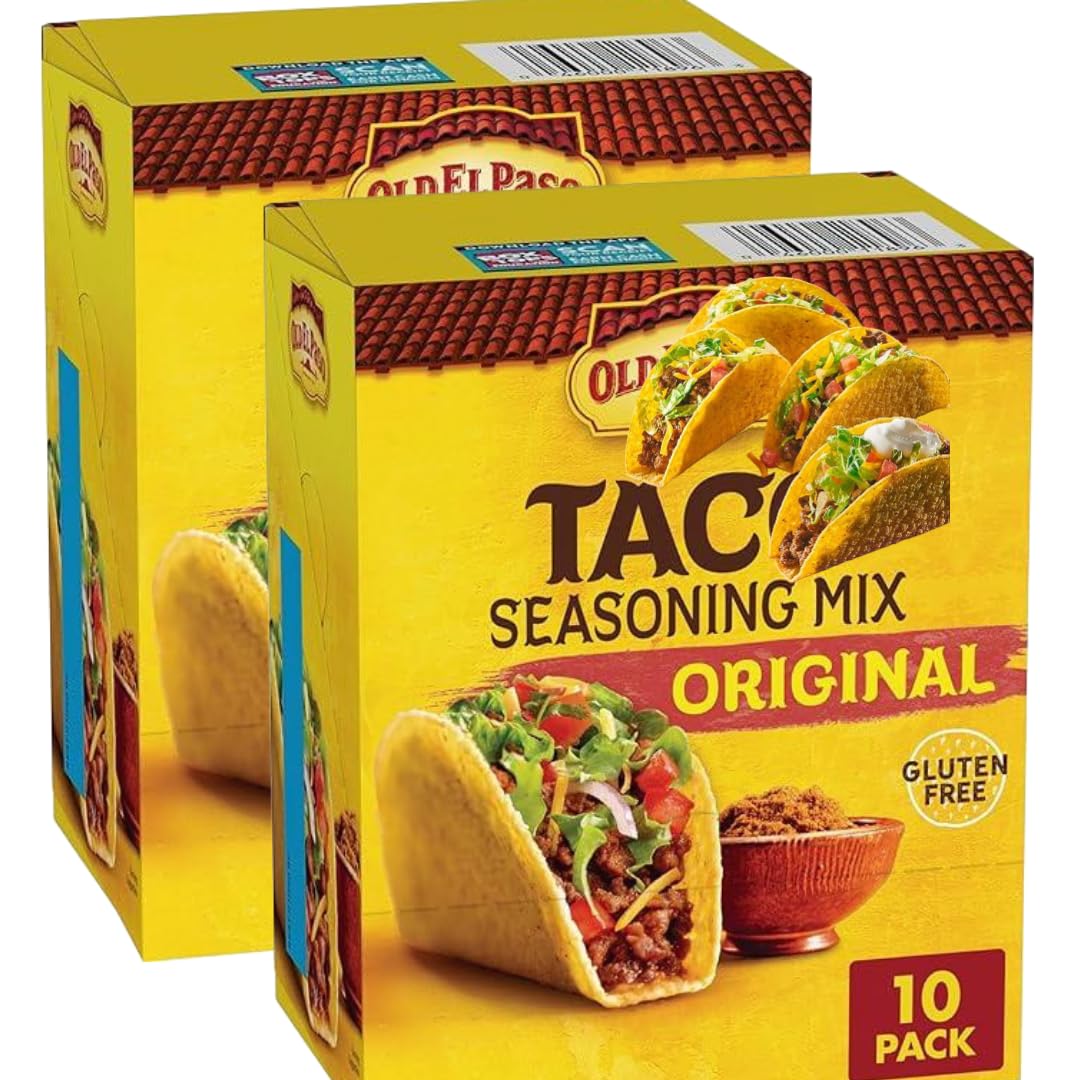 Tacos Seasoning Mix, 1 oz Packets, 10 Count (10 Count(2 Pack))
