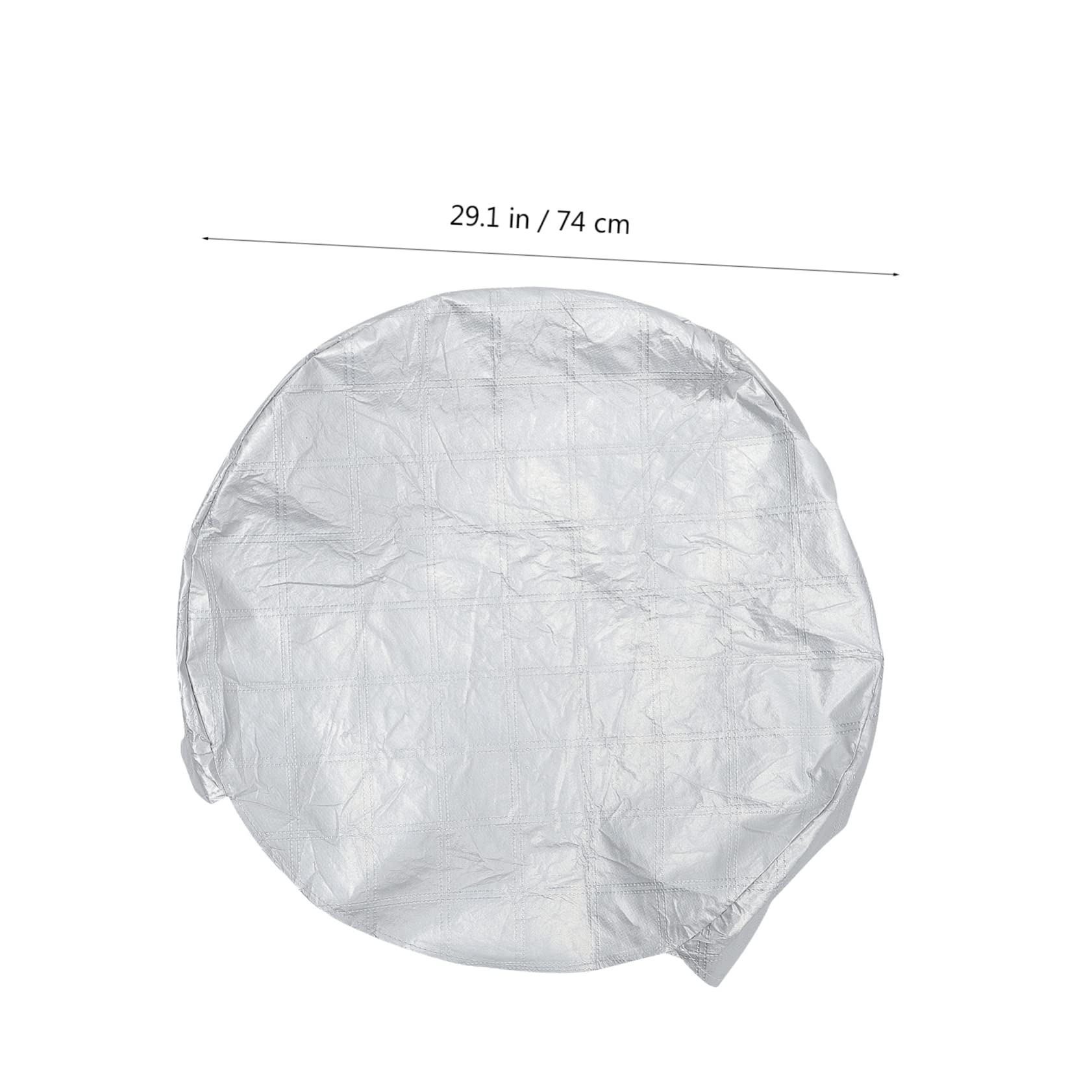 GALPADA 4 Fundas para Neumáticos de Caravana, Protección Solar para Camión, Ajuste Ceñido, Material de Aluminio y Algodón, Fáciles de Limpiar