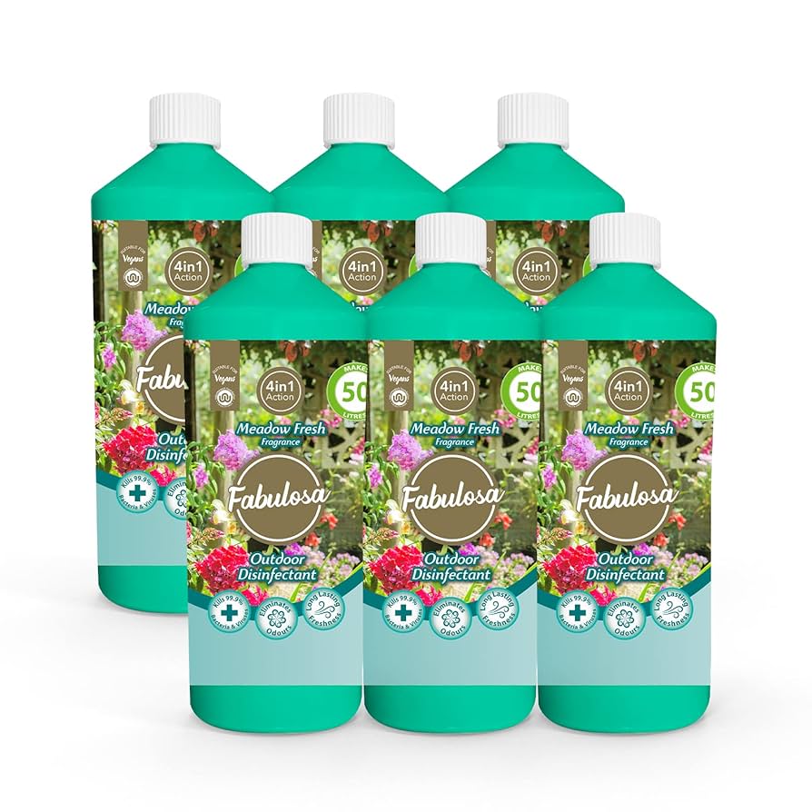 Fabulosa 4 In 1 All Purpose Disinfectant And Deodoriser, Pet Friendly Moss Growth Killer And Artificial Grass Cleaner 1l Individual Freshly Mowed~p93721965
