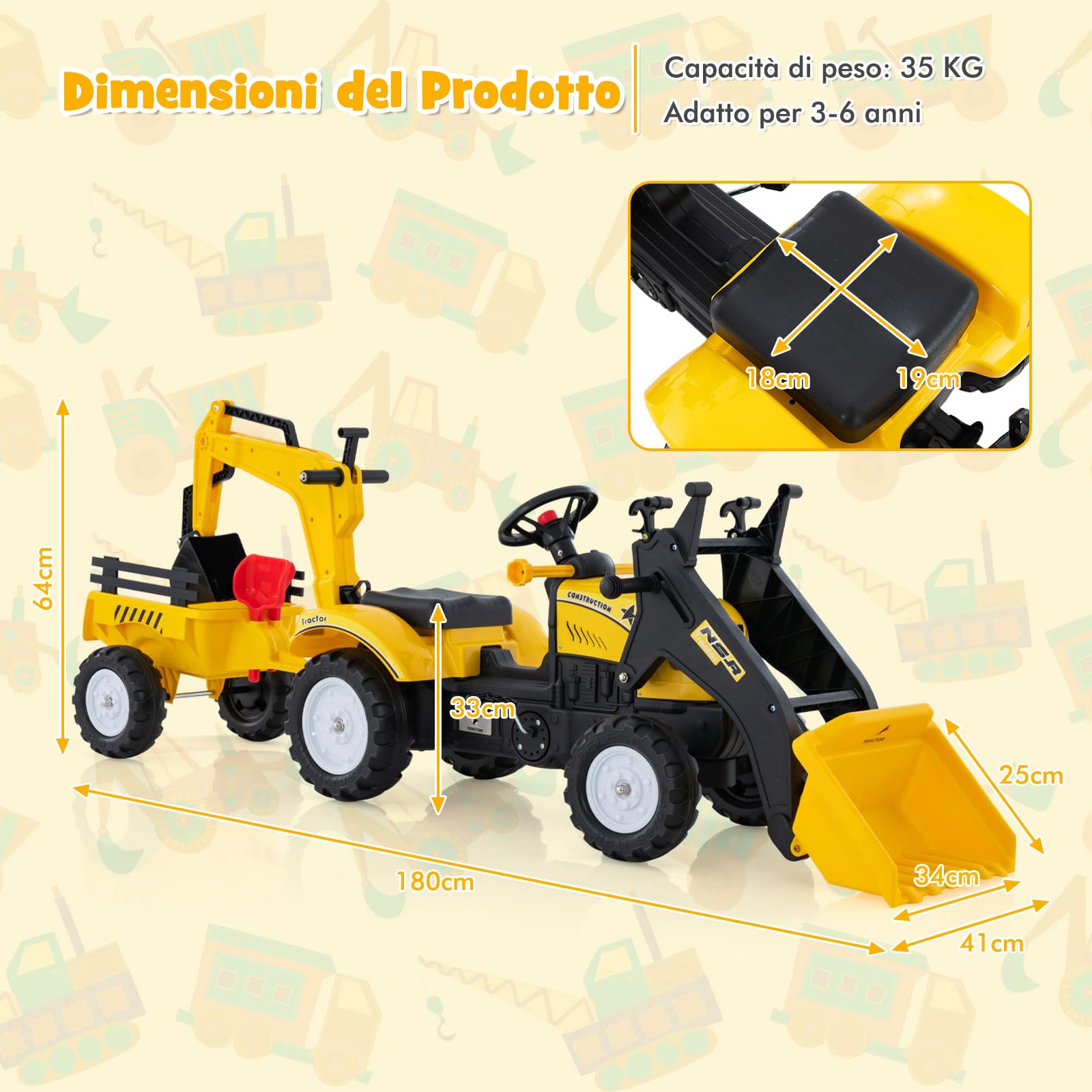2 Ganci Chiusura Per Borsa Escavatore Trattore &ndash; Sostituisce 160793 Per Craftsman