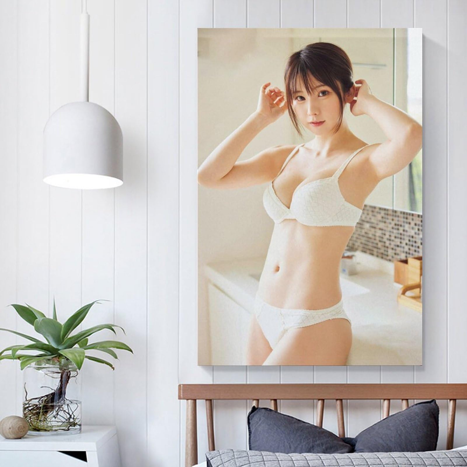 Amazon.co.jp: えなこビキニ 下着 セクシーポスター タペストリー 芸術