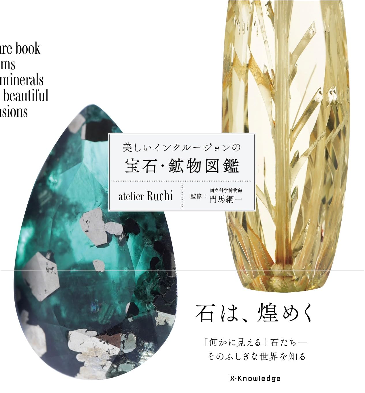 美しいインクルージョンの宝石・鉱物図鑑 | atelier Ruchi, 門馬綱一