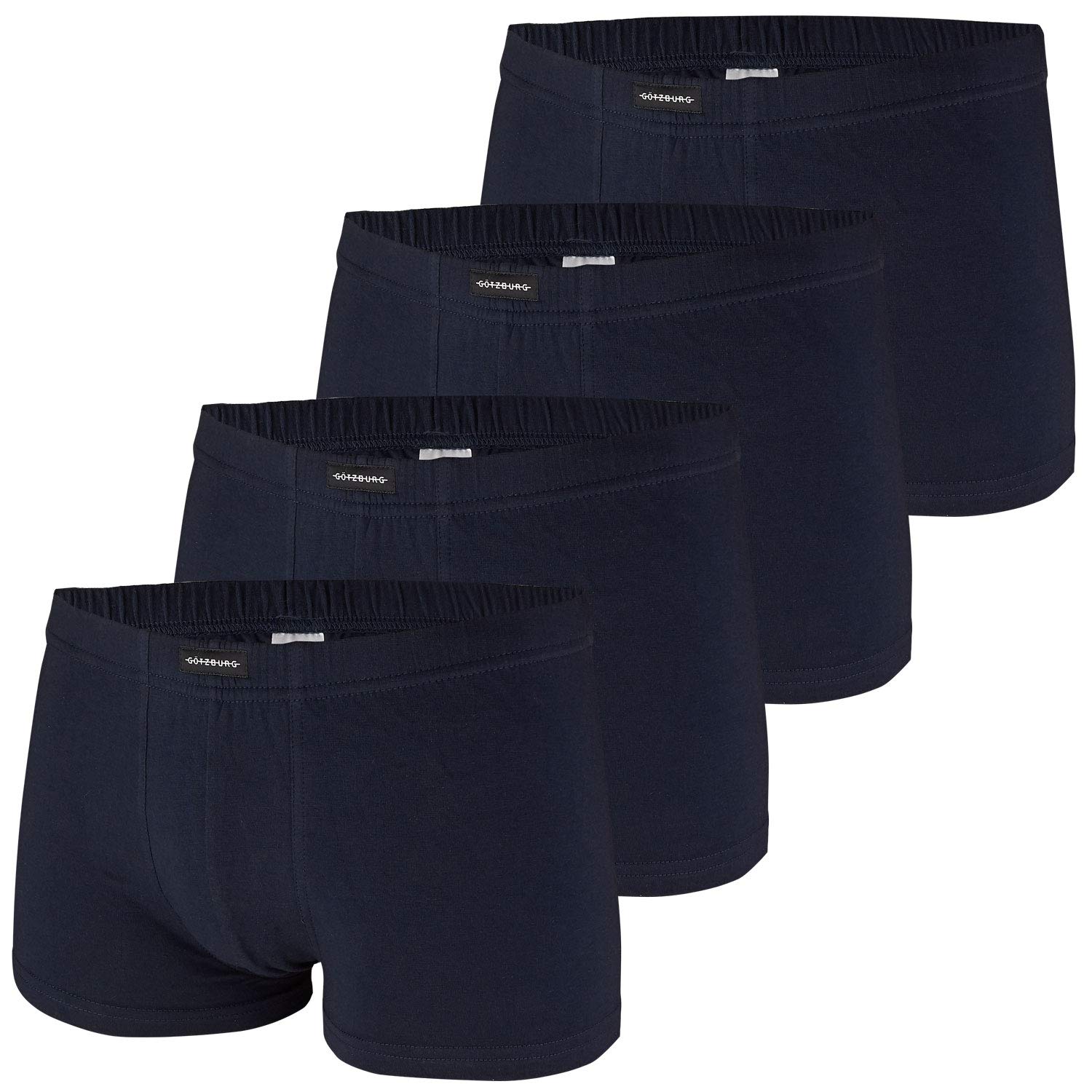 Götzburg 4er Pack Pants Boxershorts Unterhosen 746573 (XXXL-9-58, Navy)