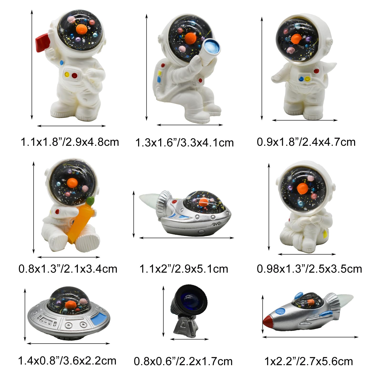 UFO ジオラマ 宇宙人 フィギュア 3点セット Amazon.co.jp: Pinenjoy ミニチュア宇宙飛行士とロケットの置物 ミニ