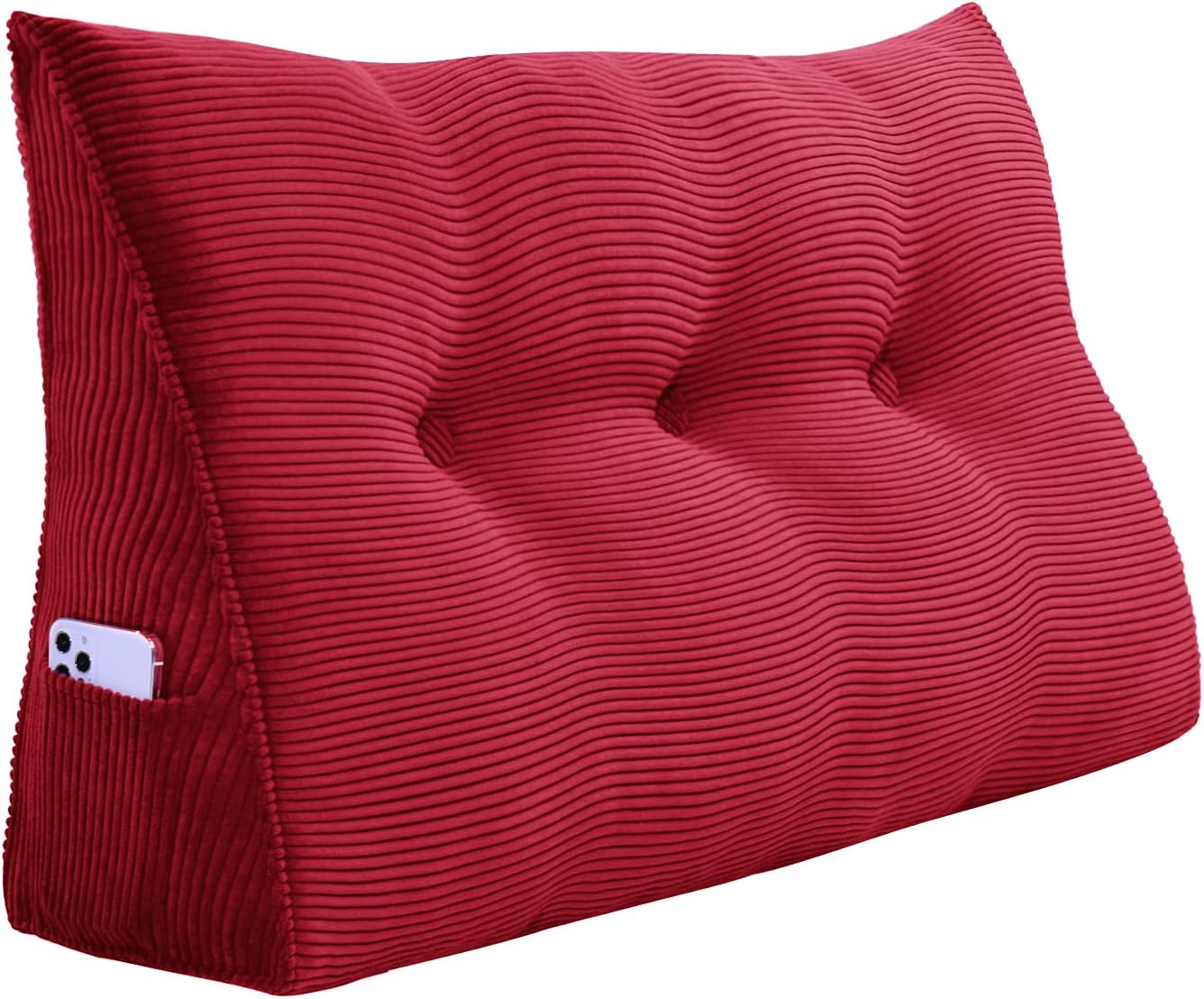 homecozy Wedge Headboard Pillow Dorm Room Reading Pillow Back Support for Sitting Up