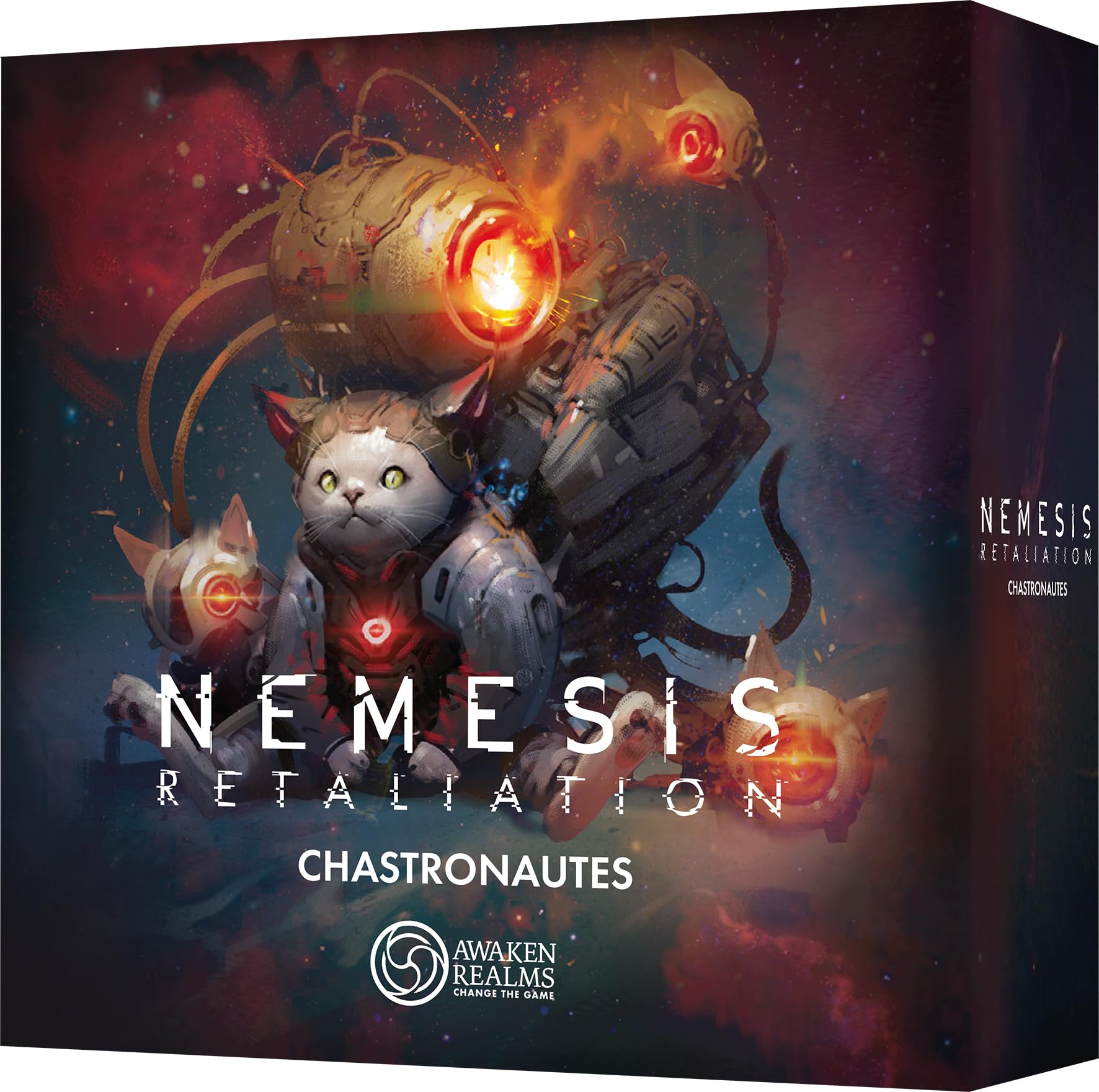 Awaken Realms | Nemesis Retaliation: Spacecats | Accessorio Miniature | 1-5 Giocatori | 120 Minuti