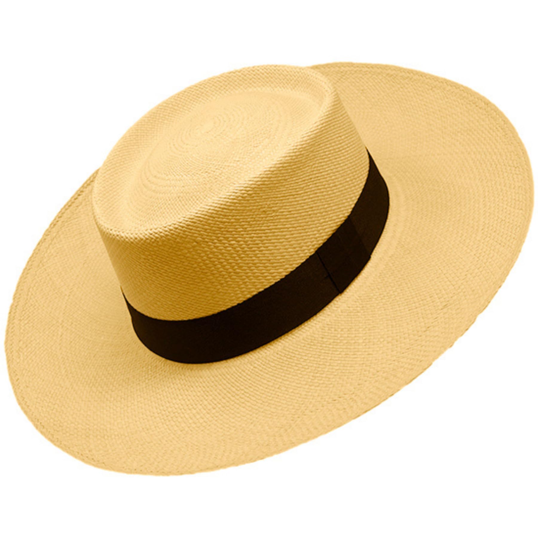 Gamboa Original Sombrero Panama ala Ancha de Paja Hecho en Ecuador Hombre y Mujer