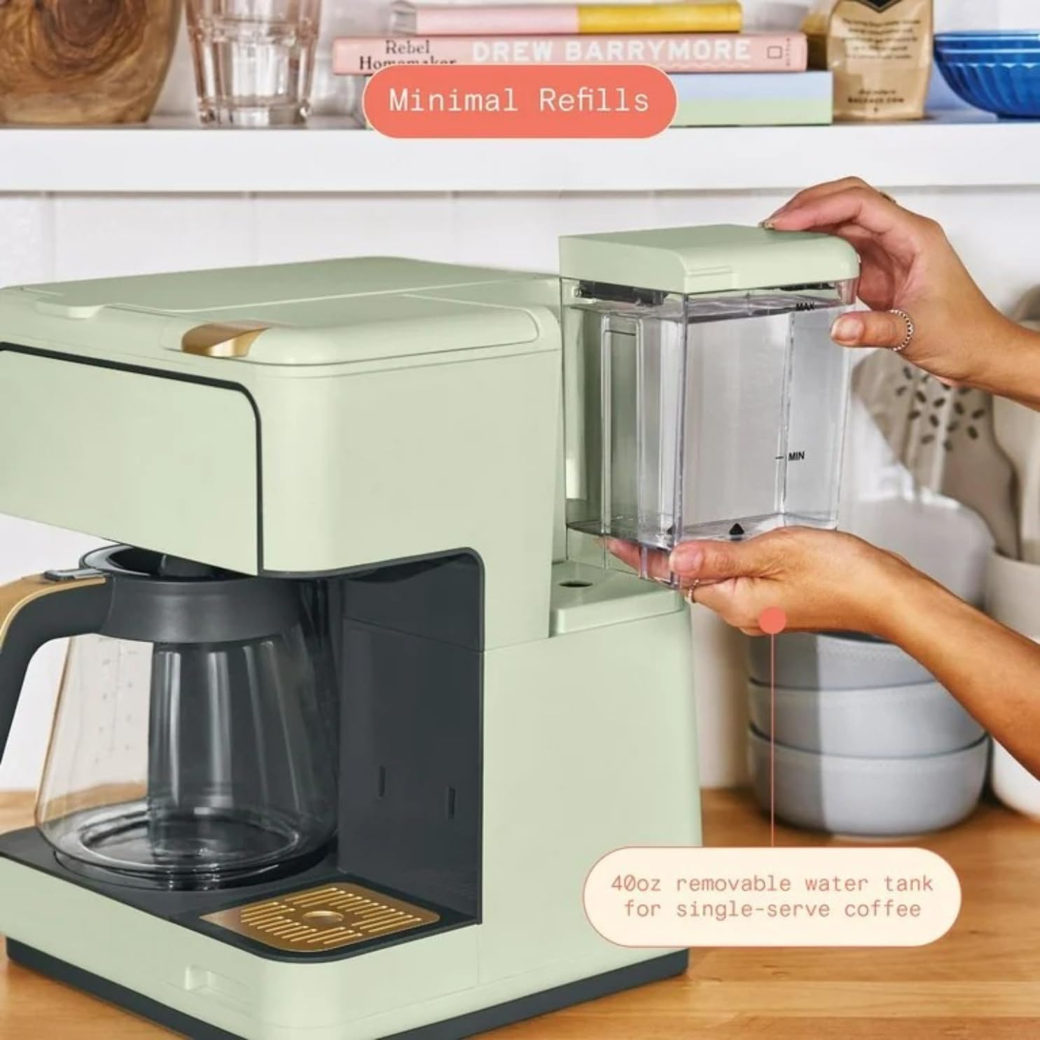Programmable 12-Cup & Single-Serve Multi-Brew Coffee Maker, Digital Controls, Large Capacity, Easy to Use