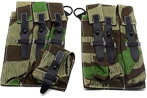 WWII German MP40 Ammunition Ammo Magazine Pouch Splinter Camo Color