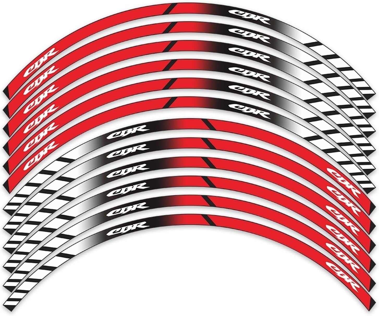 for CBR650F for CBR300R for CBR for CBR250R Wheel Stickers Motorcycle Sticker Wheel Rim Decal(5)