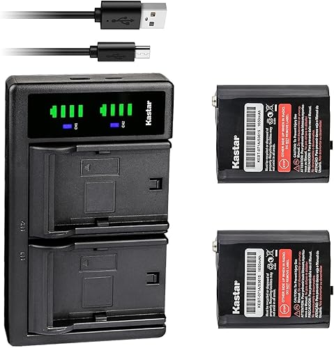 Miniatura 5 de Kastar Cargador de batería USB LTD2 compatible con Motorola KEM-ML36100, 1532, 56315, PMNN4551A, ULFRS4002A, ULFRS-4002A, TalkAbout EM1000A,
