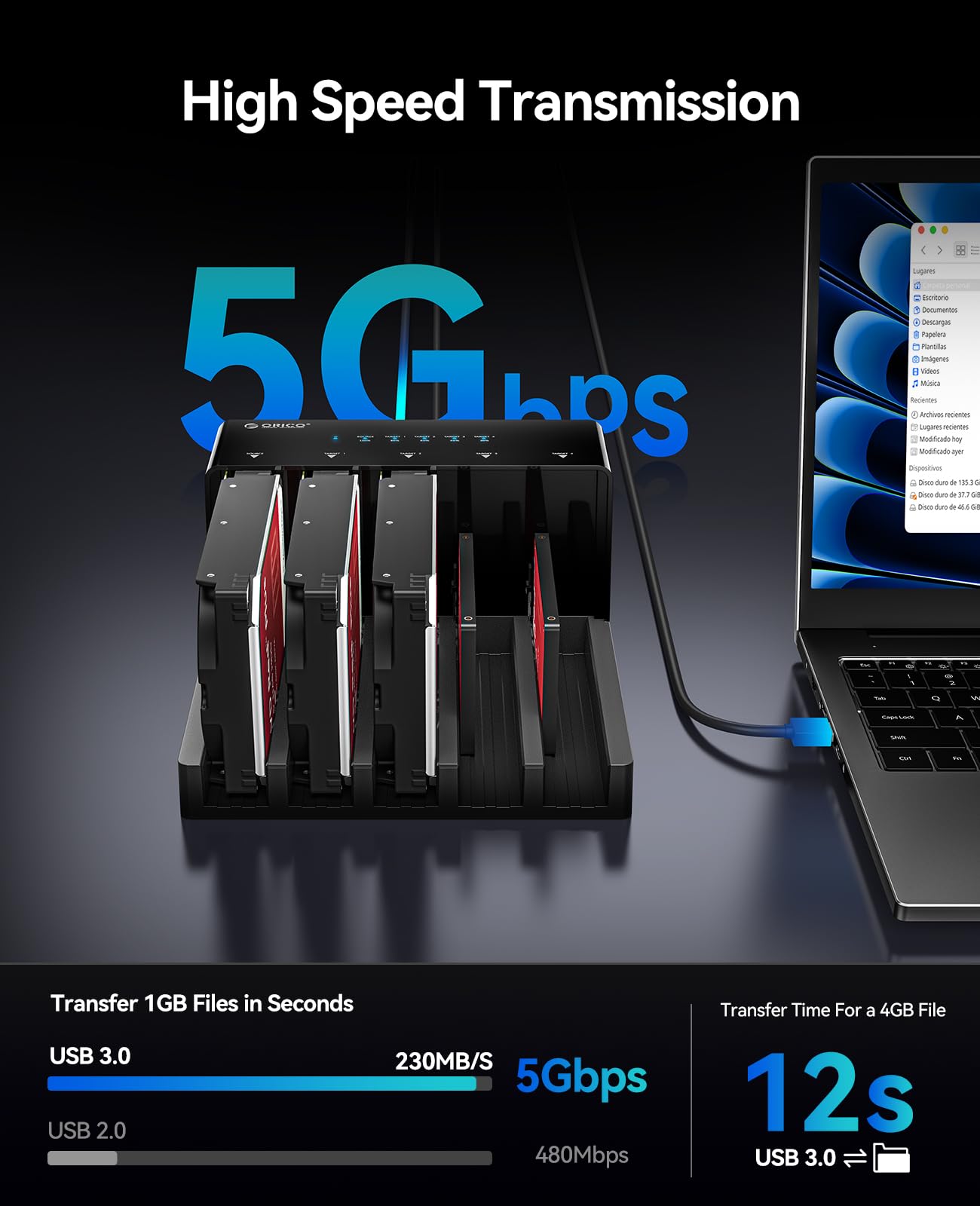 Amazon.in: Buy ORICO USB 3.0 to SATA External Hard Drive 5 Bay