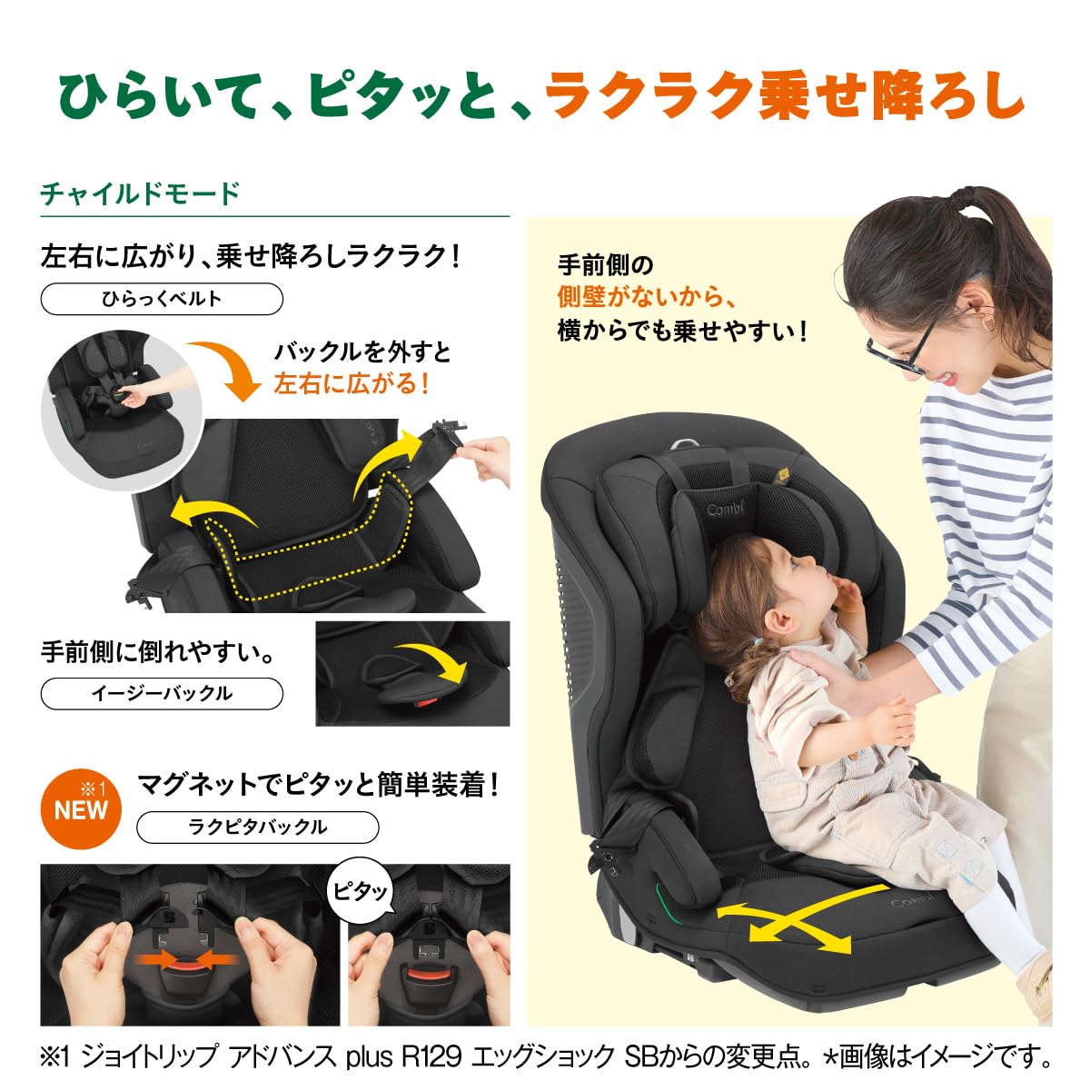 コンビ ジョイトリップ アドバンス plus R129 SC ダークグレーサムネイル7