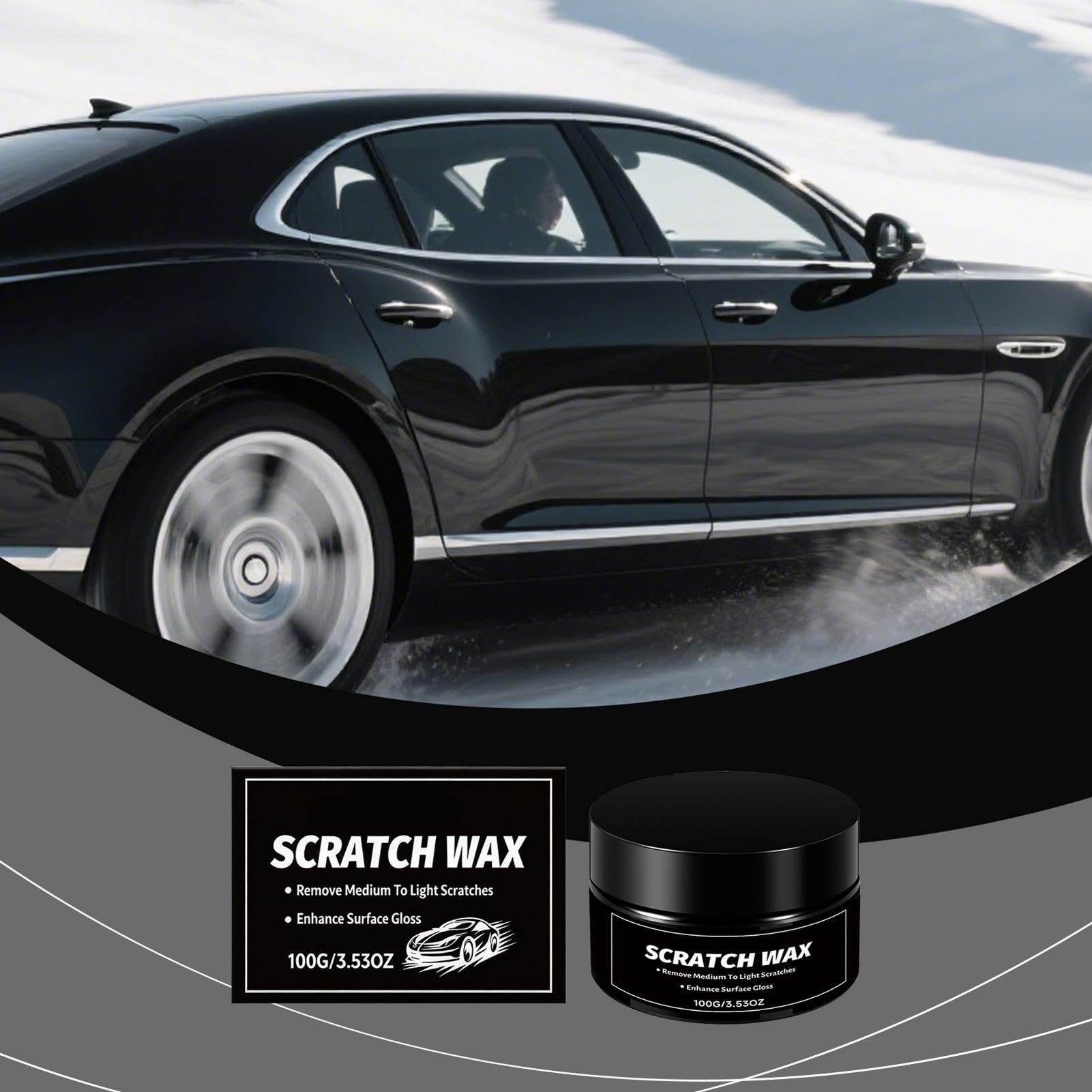 Ripara per Auto | 100g Lucidante Impermeabile | Elimina per Auto | Ideale per Viaggi, Parcheggio, Manutenzione: Camper, Furgone, SUV