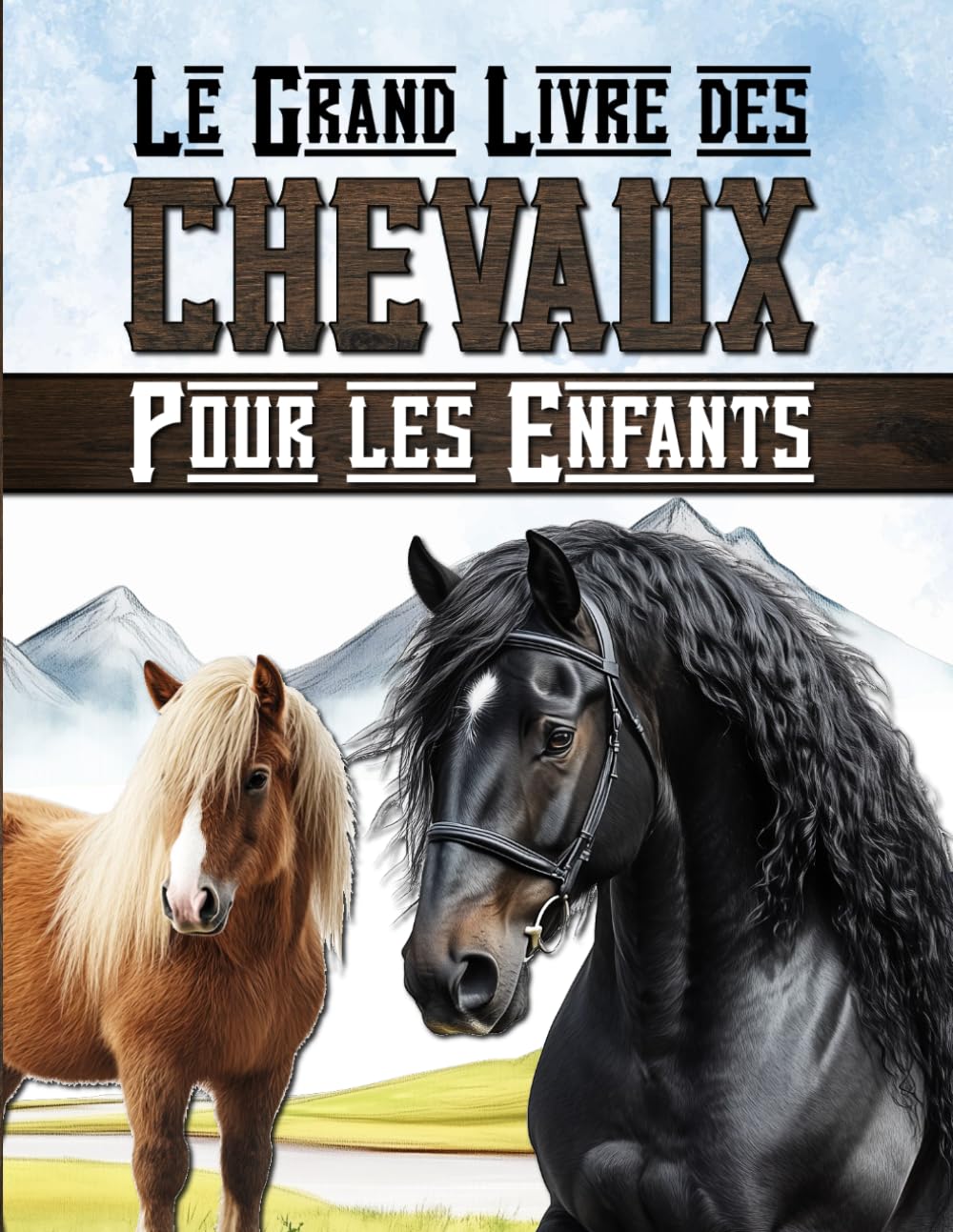Le grand livre des Chevaux pour les enfants: Découvre le monde de l'équitation, des chevaux et des poneys.