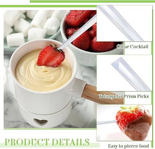 Miniatura 6 de 5000 púas de prisma de 3.54 pulgadas de plástico triangular transparente para cóctel
