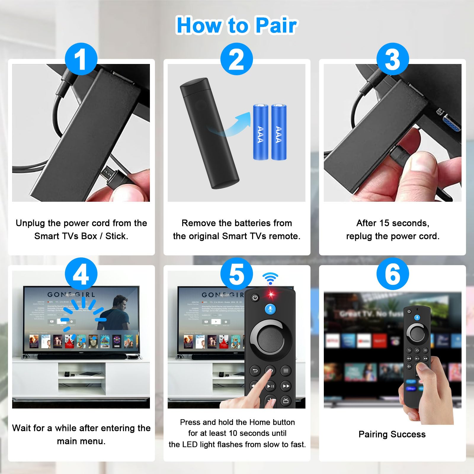 Telecomando Vocale Per Fire TV Stick - Compatibile Con Lite, Gen 2, 3, 4K, Cube - Foto 12