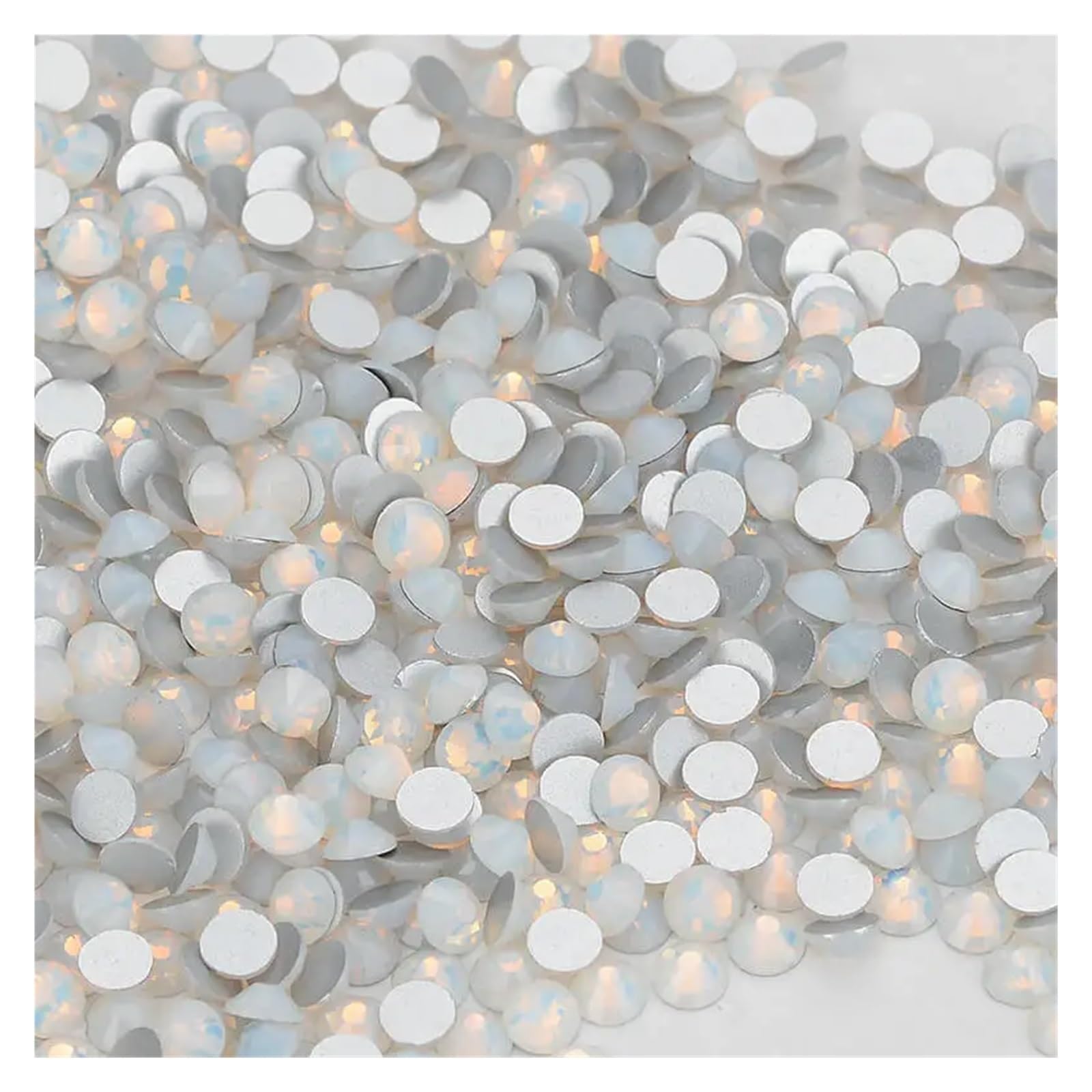 Strasssteine SS3-SS34 Flatback-Glas-Kleber auf Strasssteinen, nicht HotFix-Kristallsteine ​​für Nailart, Kleidungsstück, Stoffdekor(Blue,SS20 1440PCS)