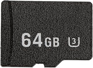 High Speed TF Memory Card, Up to 80MB PER S Read Speed, 30MB PER S Write Speed, 32GB to 512GB, for Car Action Cameras, Surveillance Cameras, and More (64GB)
