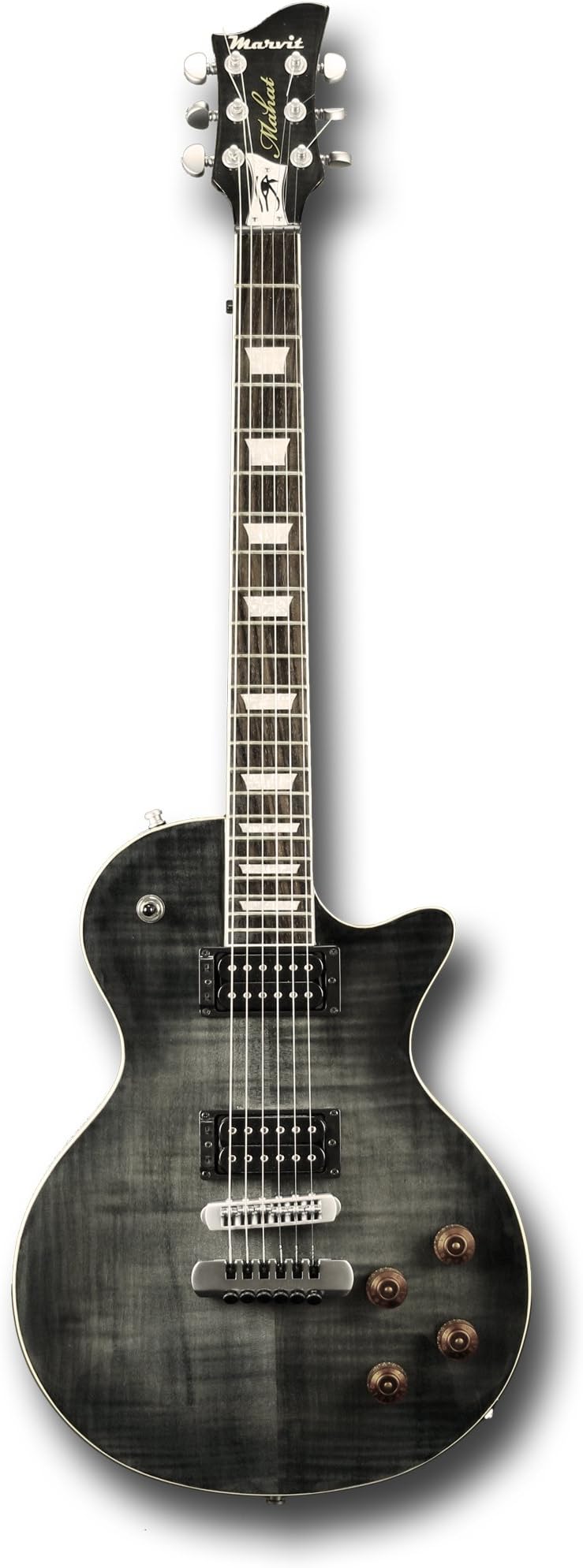 Marvit Mahat-GB-SaCh-SDR Solid Body Guitar - Grey Burst