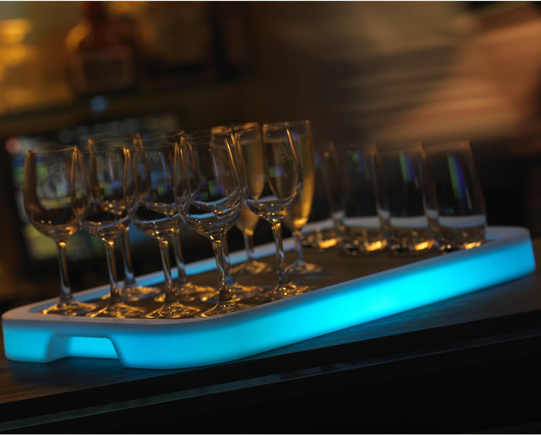 Imagilights LED Tron Rectangular Serving Tray
