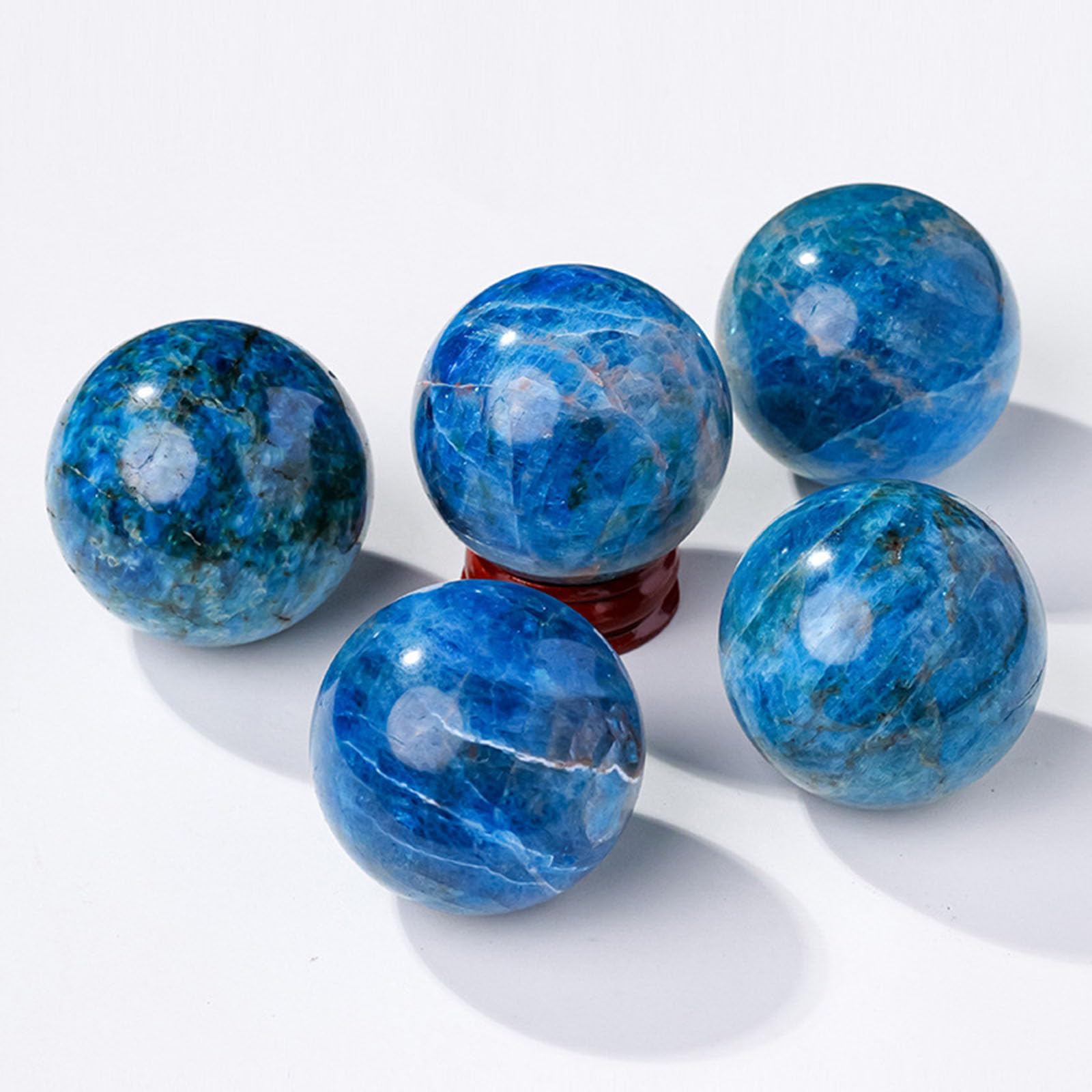Heilende Edelstein-Kristallkugel-Kollektion(5~5.5cm)