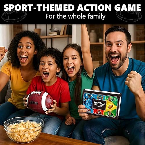 Miniatura 3 de QUOKKA Juego de cartas de fútbol rápido para niños y adultos - 128 cartas y reglas fáciles - Juego de emparejamiento rápido y divertido - 2 a 8