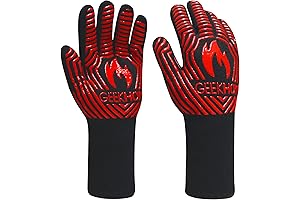 GEEKHOM Grilling Gloves Heat Resistant
