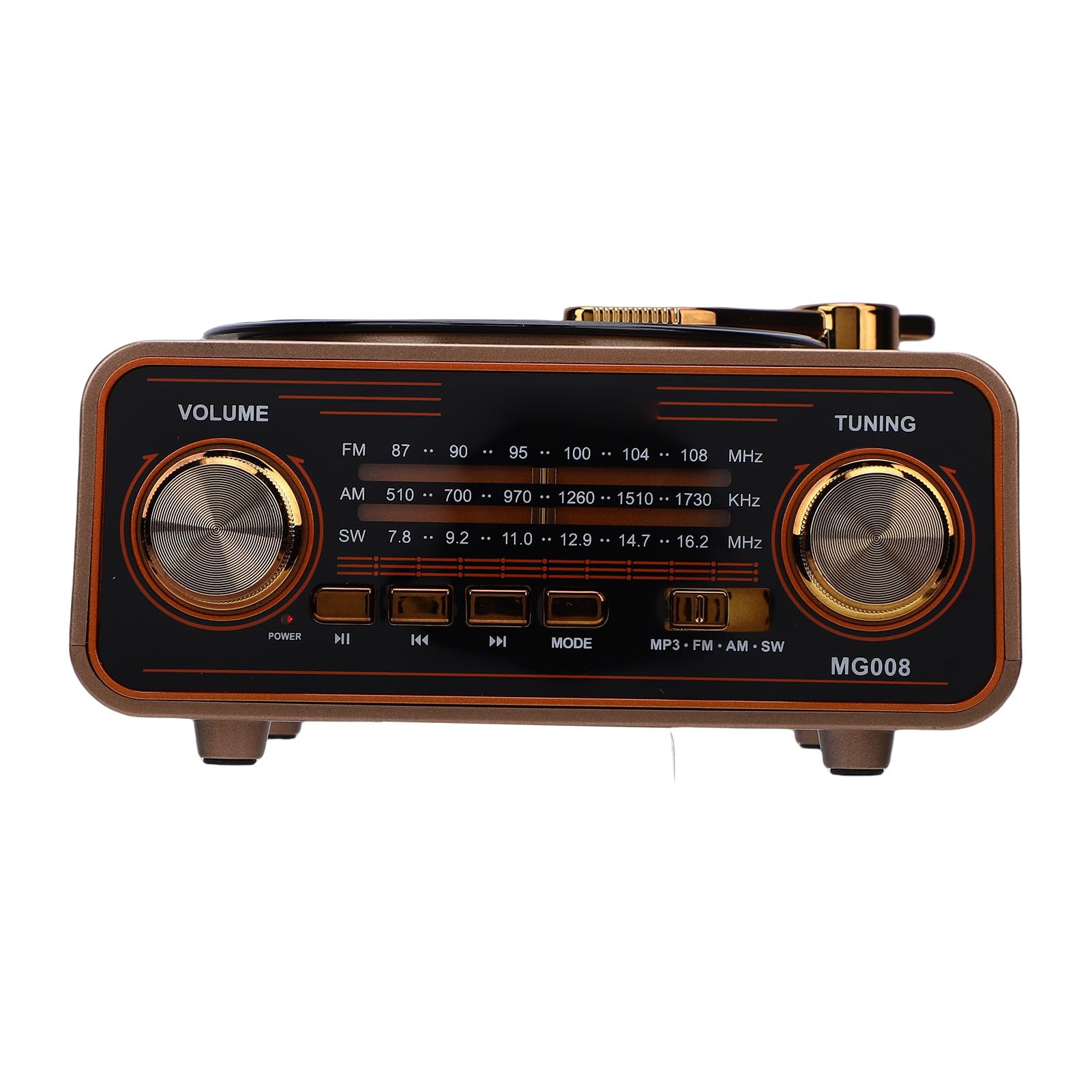 CHICIRIS Radio Retro con Altavoz Bluetooth, Am FM SW Portátil Recargable