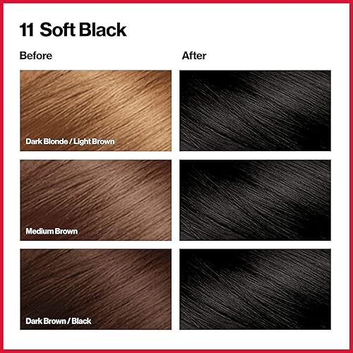Miniatura 5 de Revlon ColorSilk Hermoso color, negro suave 11 1 unidad (paquete de 9)
