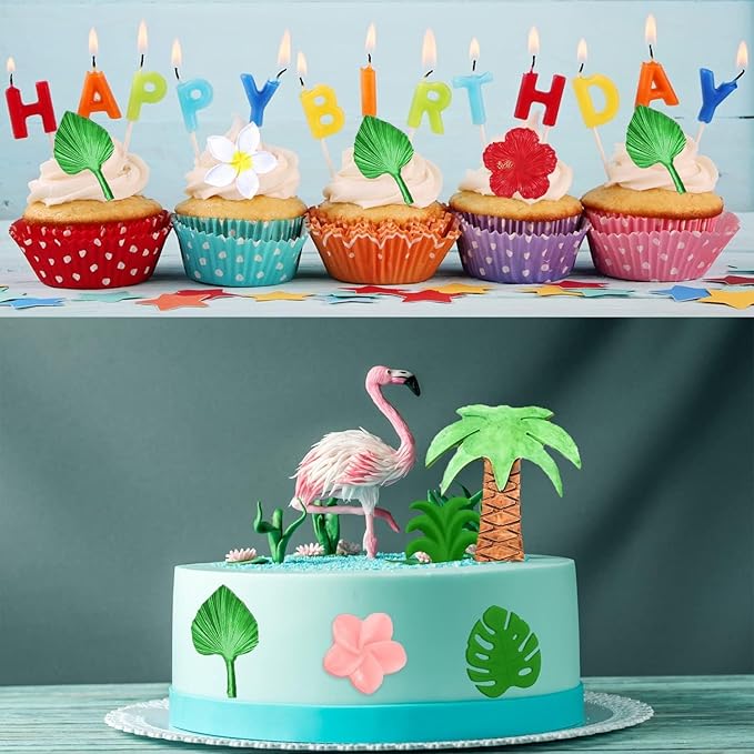 8 Moldes de Silicona para Flores y Hojas Tropicales para Chocolate Repostería miniatura 8
