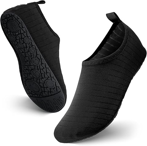 JOTO Escarpines Acuáticos Unisex Secado Rápido, Zapatillas Acuáticos para Mujeres, Hombres y Niños Zapatillas de Natación Surf Descalzos